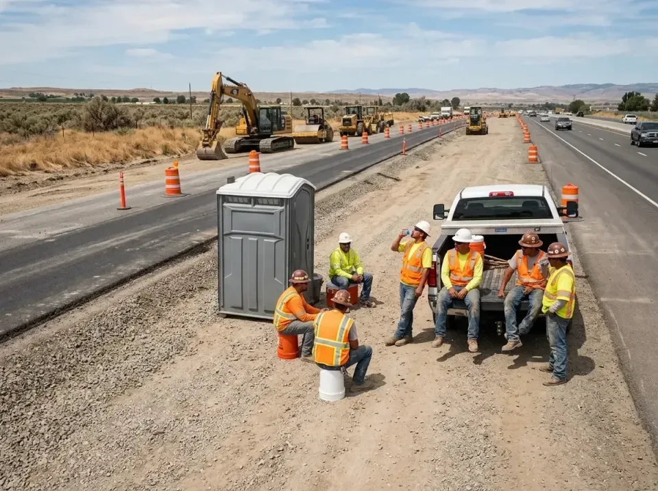 highway-road-construction-crew-007 — frequently asked questions, Porta Potty and Restroom Rentals in Crestwood Village, NJ